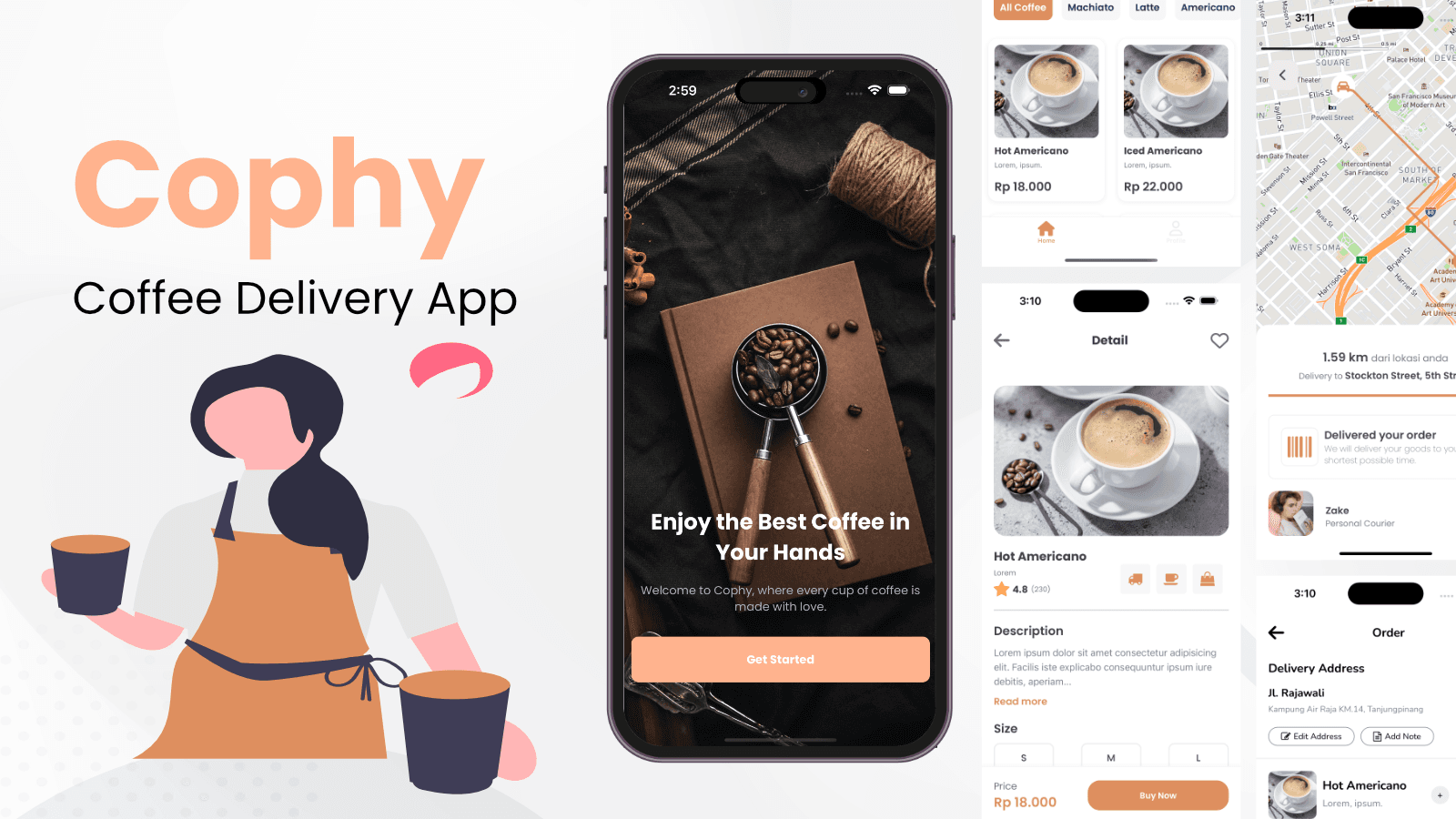 Cophy | Coffee Delivery App